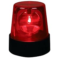 Rotating Dome Police Light - Red