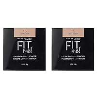Maybelline Fit Me Loose Setting Powder, Face Powder Makeup & Finishing Powder, Light, 1 Count (Pack of 2)