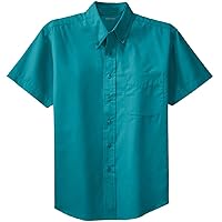 Joe's USA Men's Short Sleeve Wrinkle Resistant Easy Care Shirts in 21 Colors. Sizes XS-6XL