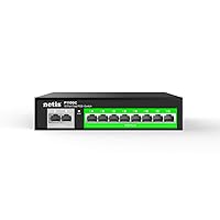 Netis PE110GC 8 2 Combo-Port All Gigabit PoE Switch (8 PoE Port) 802.3af/ 802.3at, 120w