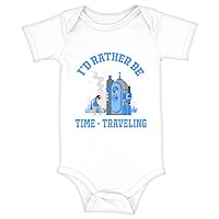 Time Travel Baby Jersey Onesie - Graphic Baby Onesie - Best Design Baby One-Piece
