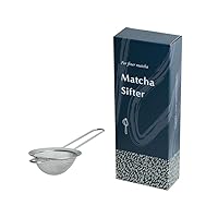 Naoki Matcha Large Stainless Steel Matcha Tea Sifter with Handle Matcha Set - Eliminate Clumps In Your Matcha Powder For Tastier Tea and Lattes