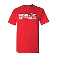 Ultimate Pi Day 3.14 2015 Math Geek DT Adult T-Shirt Tee