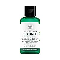 The Body Shop Tea Tree Skin Clearing Facial Wash – Purifying Vegan Face Wash For Oily, Blemished Skin – 2 oz