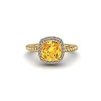 Natural Gemstone 14 KT Yellow Gold Statement Ring For Women & Girls | Natural Gemstones | Valentine's Gift