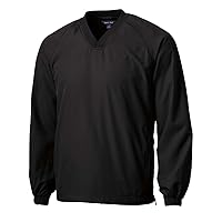 V-Neck Raglan Wind Shirt L Black