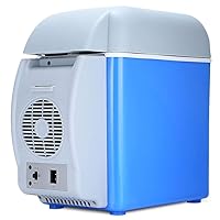 12V 7.5L Mini Portable Car Refrigerator Freezer Multi-Function Dual-Use Cooler Warmer Thermoelectric Electric Fridge Compressor
