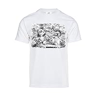 Mens Playtime Cats Butterfly Solar Color Changing Short-Sleeve T-Shirt
