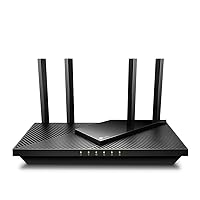 AX1800 WiFi 6 Router (Archer AX21) – Dual Band Wireless Internet Router, Gigabit Router, Easy Mesh, Works with Alexa - A Certified for Humans Device