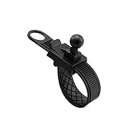 ARKON Bike or Motorcycle Handlebar or Roll Bar Strap Mount for Garmin nuvi 40 50 200 2013 24x5 25x5 GPS - Mount - Retail Packaging - Black