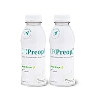 CF Nutrition CF(Preop) Complex Carbohydrate Pre-Surgery Drink, Promotes Highest Level of Presurgery Safety, Comfort, & Nourishment, Clear Liquid, White Grape, 12 Fl Oz (Pack of 2)