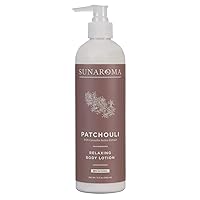 SUNAROMA Lotion Patchouli 11.5 Ounce Pump (Relaxing) (340ml)