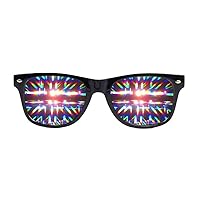 Diffraction Glasses - Light Prism Diffraction Rave Sunglasses EmazingLights
