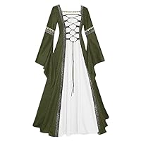 NP Women's Dresses Medieval Floor Length Cosplay Dress Dresses for Women Dresses