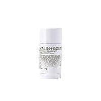 Malin + Goetz Deodorant - Men & Women's Stick Deodorant, Scented Deodorant for All Skin Types, Natural Fragrance & Color, Underarm Odor Sweat Protection