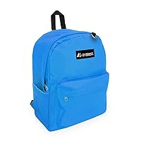 Everest Classic Laptop Backpack W/Side Pocket, Royal Blue, One Size