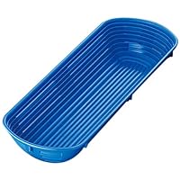 Thermohouser 48779 Long Rectangular Frying Basket (Polypropylene), Blue, PP Germany, WHT14