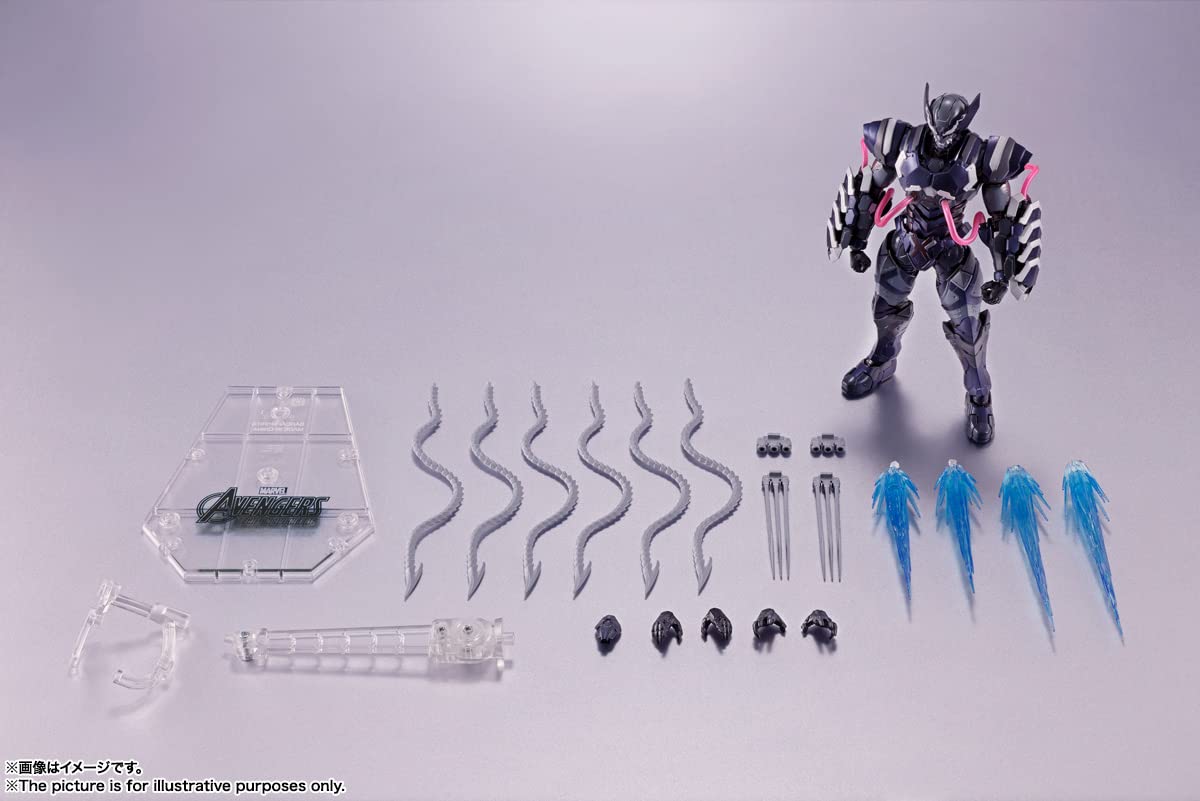 TAMASHII NATIONS - Venom Symbiote Wolverine Tech-On Avnegers, Bandai Spirits S.H.Figuarts