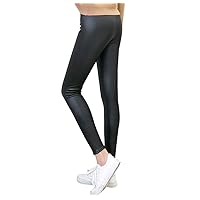 Cherish Winter Faux Leather Leggings for Women, Plus Size Thermal Tights Leggings Up to 310 Ib