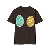 Men's T-Shirt Easter Eggs Graphic Tee Premium Cotton Blend Easter Joy Unisex Heavy Cotton T-Shirt
