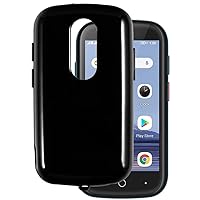 for Unihertz Jelly 2 Ultra Thin Phone Case, Gel Pudding Soft Silicone Phone Case for Unihertz Jelly 2E 3.00 inches (Black)