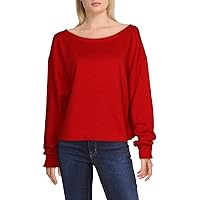 Womens Solid Knit Blouse