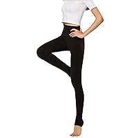 Hot 2014 New Popular Woman with Thick Warm Cashmere High Stretch Leggings-Black