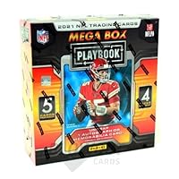 2021 Playbook Football Mega Box - 20 Trading Cards Per Box - One Autograph or Memorabilia Card Per Box