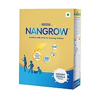 Nestle NANGROW Nutritious Milk Drink for Growing Children, Creamy Vanilla - 400g Bag in Box