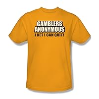 Gamblers Anonymous - Mens T-Shirt in Gold
