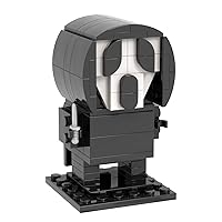 MOC Halloween Scream Brick Mini Headz Building Set,Creative Cute Building Blocks Children Kit,Gifts for Kids(104pcs)