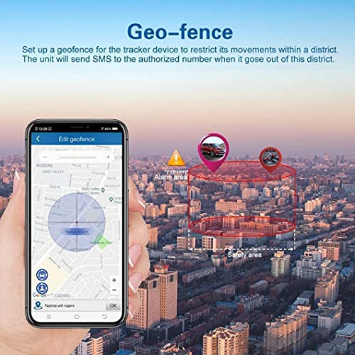 TKSTAR GPS Tracker,GPS Tracker for Vehicles Waterproof Real Time Car GPS Tracker Strong Magnet Tracking Device For Motorcycle Trucks Anti Theft Alarm TK905