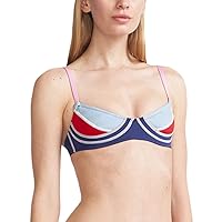Cynthia Rowley Women's Color Block Fiber-Lite Bikini Top