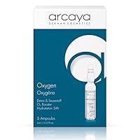 Arcaya Oxygen Booster Ampoule Serum - Promotes Cell Renewal - Vitamin E Antioxidant serum for Deep Hydration & Fine Line Correction, Vegan & Paraben-Free Formula,5x2ml