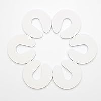 Door Pinch Guards Slam Stopper - Soft EVA Foam Door Prop for Child and Pet Safety - Prevent Finger Pinch and Lockout - Noise Dampening Door Stopper - Environmentally Friendly - 6 Pack