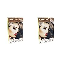 Color and Tones Permanent Hair Color Cream - 5.93 Natural Chocolate - Rich & Warm Brown Shades - Long-Lasting Color - Easy Application (Pack of 2)