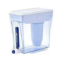 ZeroWater 20-Cup Ready-Pour 5-Stage Water Filter Pitcher 0 TDS for Improved Tap Water Taste - IAPMO Certified to Reduce Lead, Chromium, and PFOA/PFOS