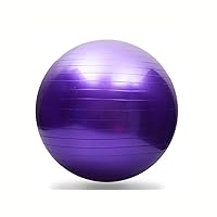 Exercise Ball (55-75cm) with Quick Foot Pump, Professional Grade Anti Burst & Slip Resistant Stability Balance for Yoga, Workout, XL（68-75cm）, Purple