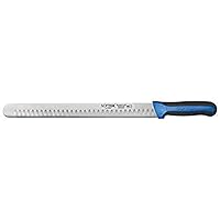 WINCO KSTK-140 Hollow Ground Slicer, 4″, Silver/Black/Blue