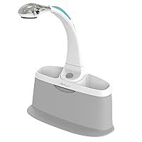 The First Years Rain Shower Baby Shower Head - Soothing Attachable Baby Spa Sprayer - Baby Bathtub Shower Head with Rotating Arm