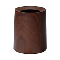 ideaco Tubular Homme Rosewood Trash Can Round 4.1 gal (11.4 L) Diameter 10.2 x Height 12.4 inches (26 x 31.5 cm)