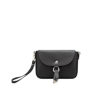 Melie Bianco Lia Small Women's Handbag Crossbody Shoulder Bag Wristlet - Black
