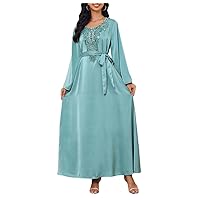 Woman Formal Occasion Luxury Dress Soft Spring Summer Muslim Clothes Party Dresses