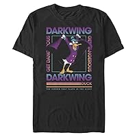 Disney Duck Darkwing Box Men's Tops Short Sleeve Tee Shirt