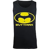 ShirtBANC Inner Superhero Mens Buttman Hilarious Shirt Funny Parody Design Tee