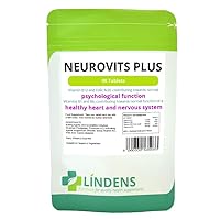 Lindens Neurovits 2-Pack x 180 Tablets Vitamin B-12 500mcg, B-1, B-6 & Folic Acid B1 B6