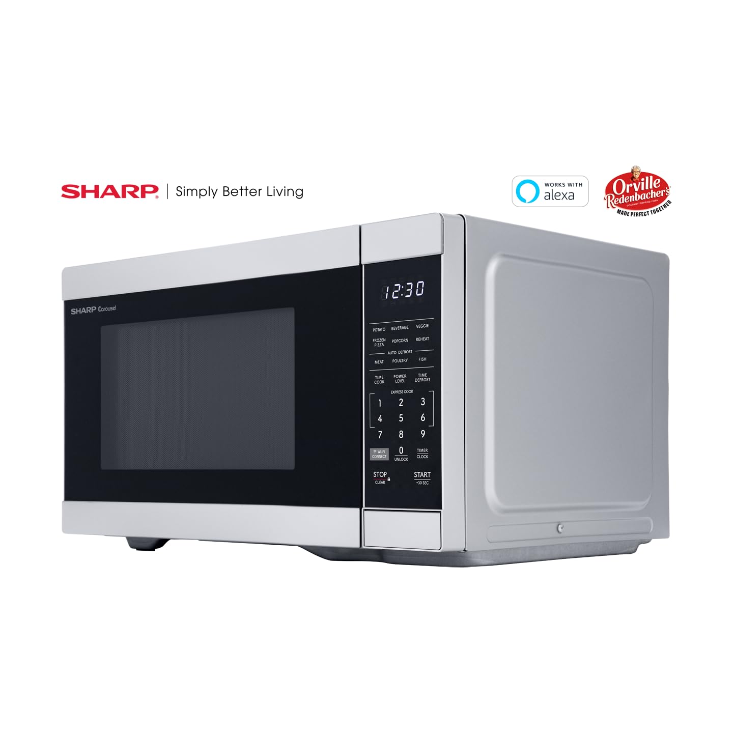 SHARP ZSMC1169KS Oven Countertop Microwave, 1.1 CuFt, Stainless Steel