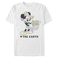 Disney Men's Characters Heart The Earth T-Shirt