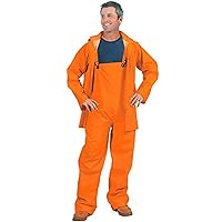 7952-L-OR 7952 Repel Rainwear 3 Piece Rain Suit, 0.35 mm PVC, Orange, Large