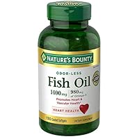 Fish Oil 1400mg Per Serving, 1-Pack of 130 Softgels